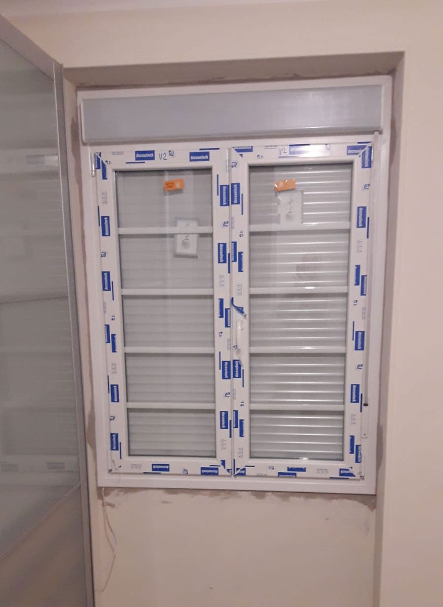 Instalación ventanas habitación